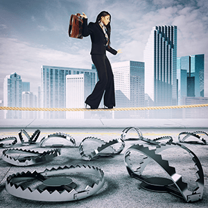 bigstock Overcome trap
