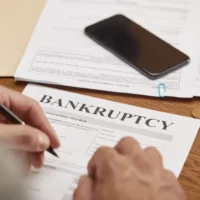 Developments in SMSFs and bankruptcy partial-view-businessman-filling-bankruptcy