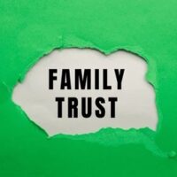 family-trust-word-appearing